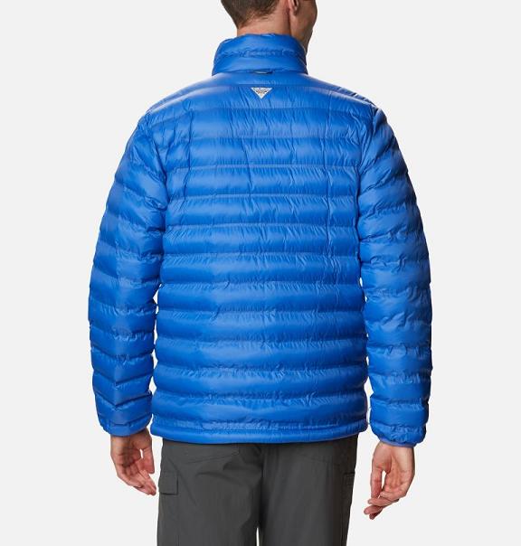 Columbia Omni-Heat Puffer Jacket Blue For Men's NZ56087 New Zealand